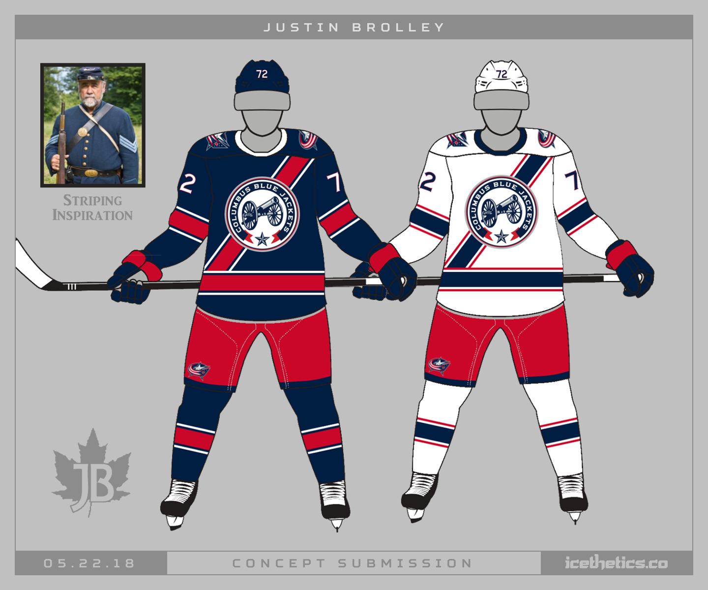 2018 NHL Alternate Uniform Concepts - Columbus Blue Jackets