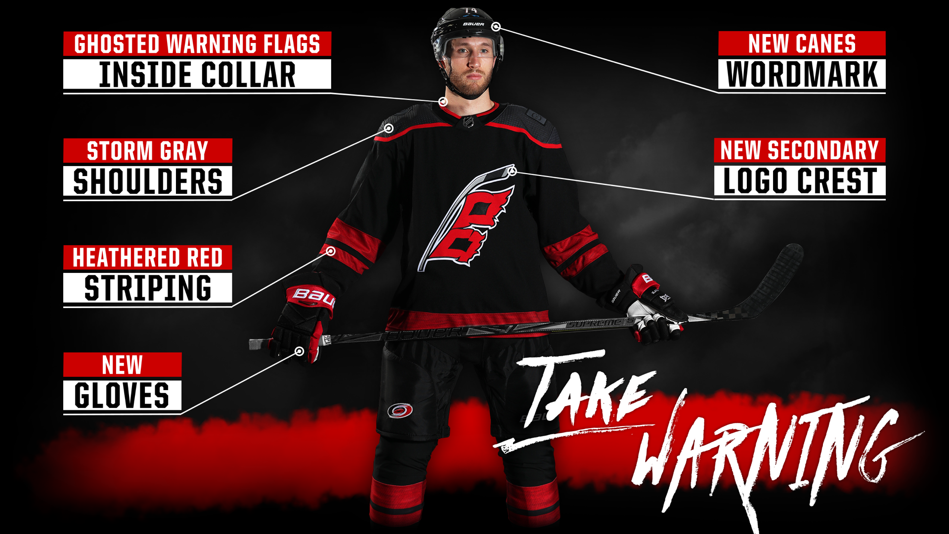 canes new away jersey
