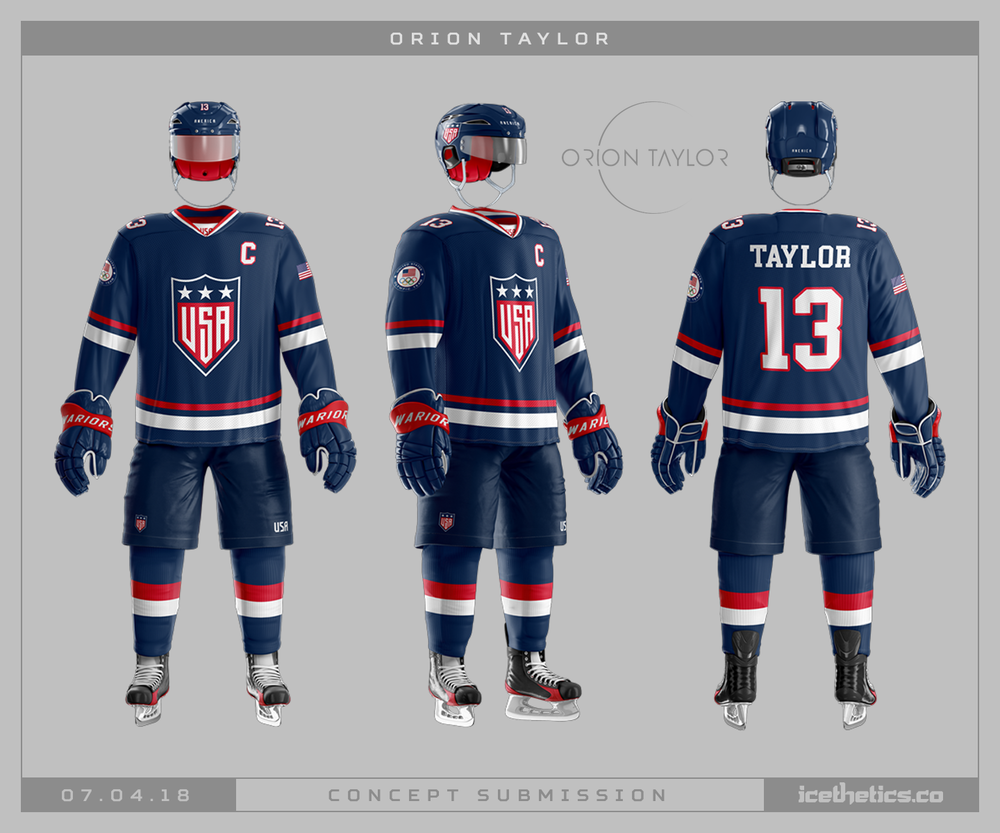 Team USA Hockey Alternate Uniform Concept