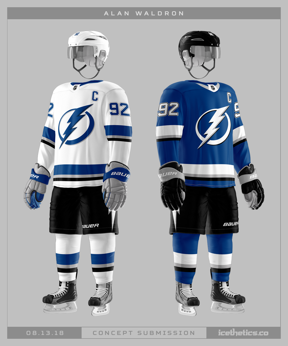 Tampa Bay Lightning, Jersey History, Another one. Should I keep making  them?, By Icethetics
