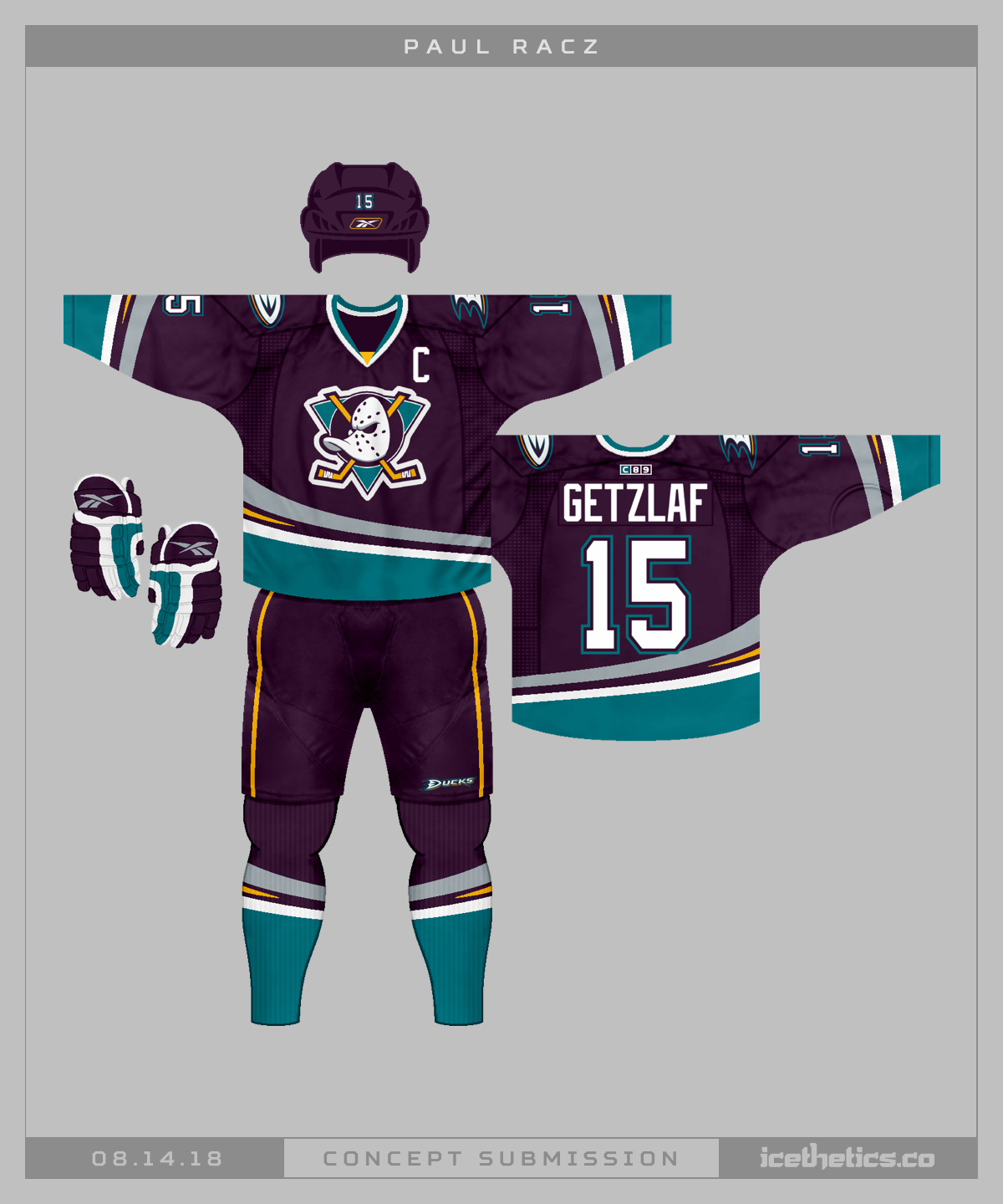 anaheim ducks concept jersey