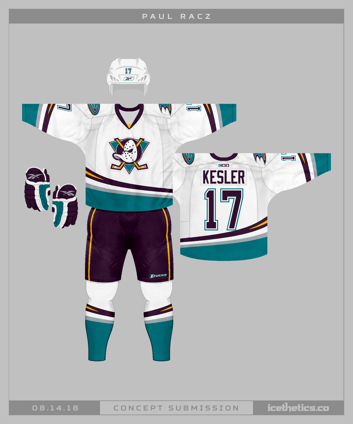 Anaheim Mighty Ducks Pro Player Jersey - 3D Model for Corona, VRay