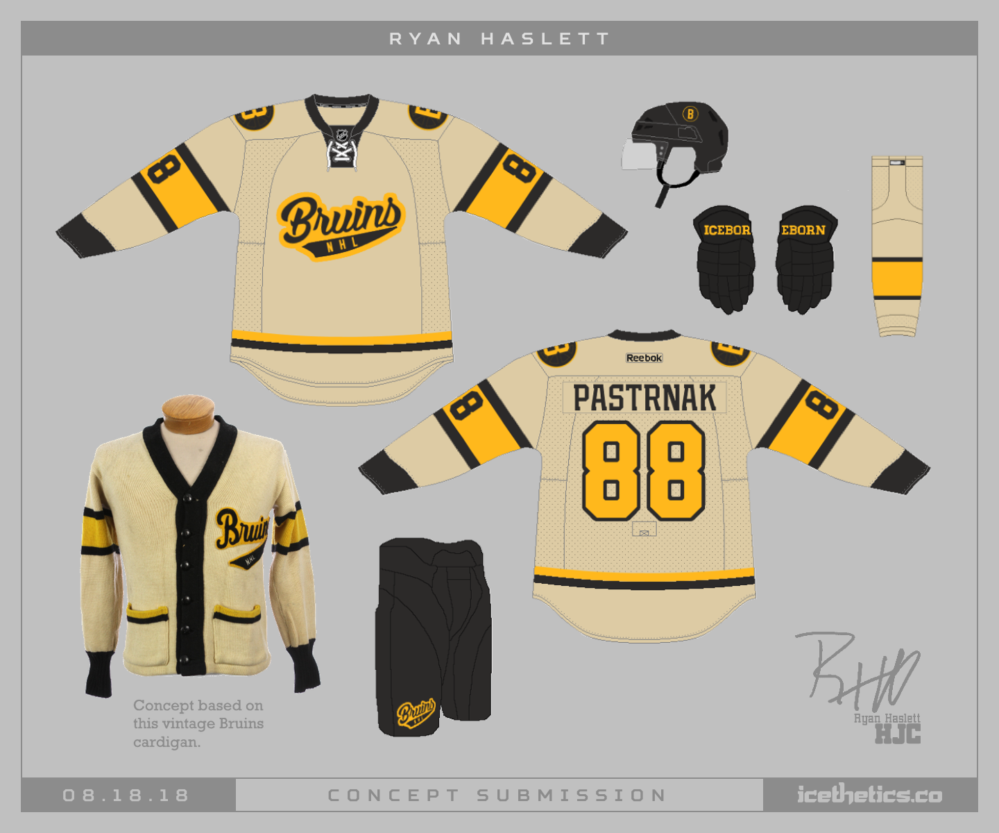 Bruins GM - Concept design for a new 3rd jersey. Yikes! The