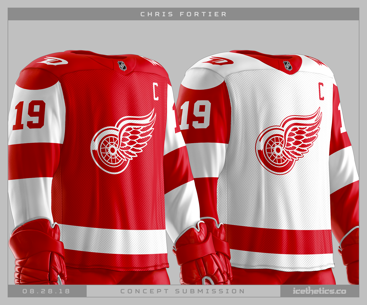 new red wings jersey