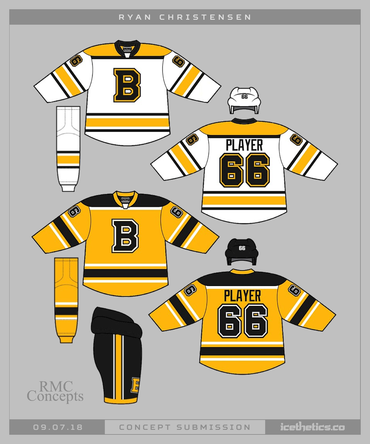 Bruins jersey concept (ig:@lucsdesign91) : r/Bruins