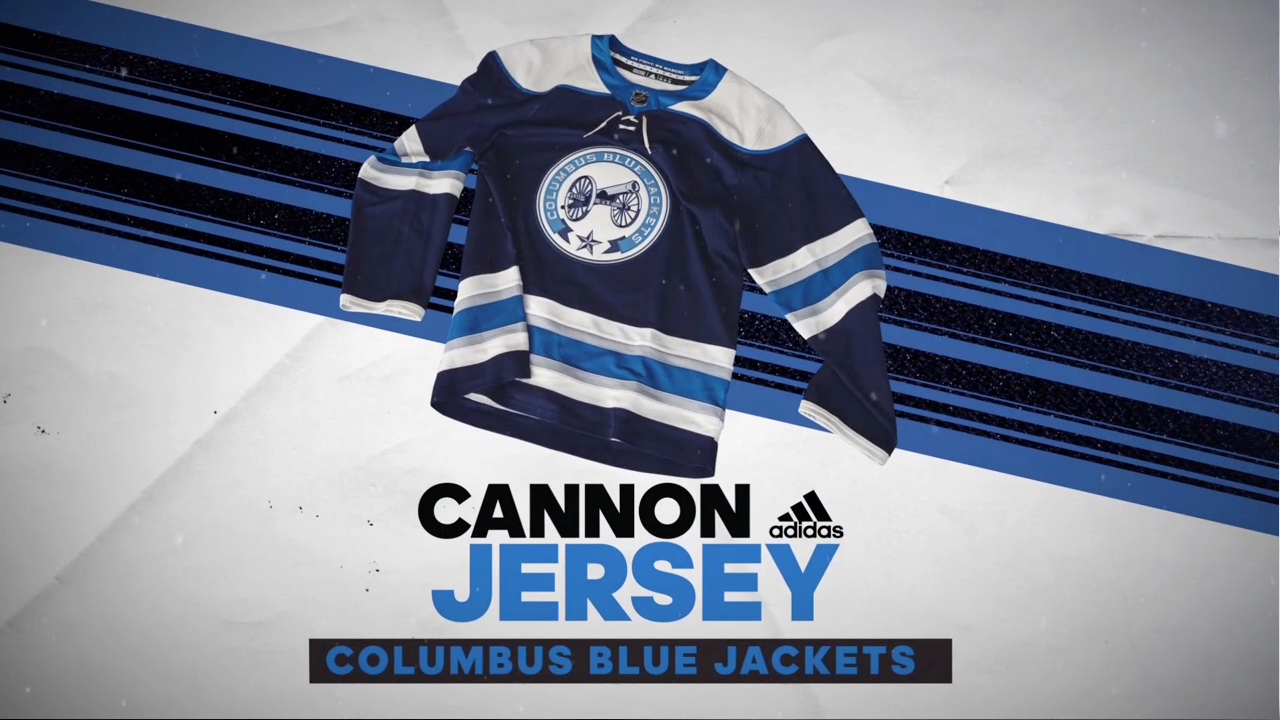 blue jackets cannon shirt