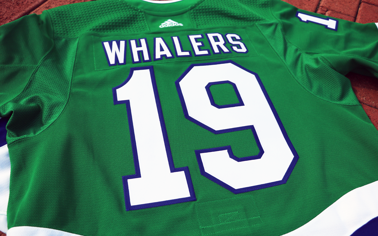 carolina hurricanes whalers jersey for sale