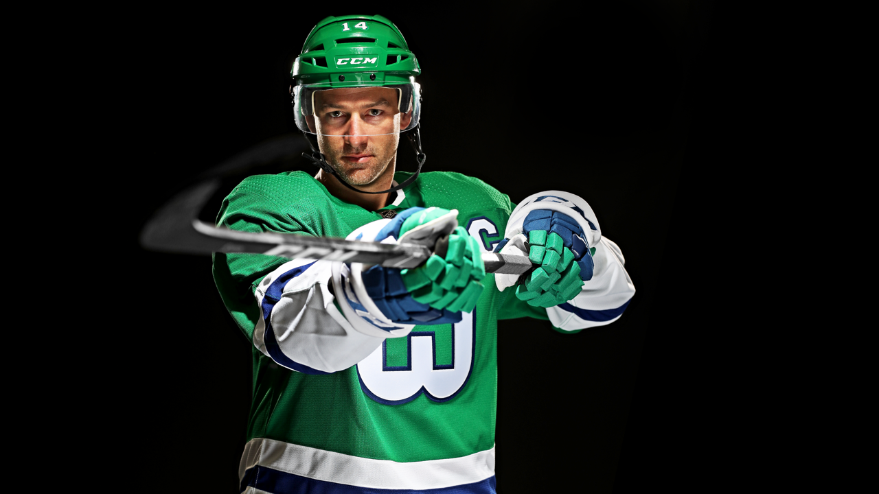 Carolina Hurricanes / Hartford Whalers heritage jersey : r/hockeyjerseys