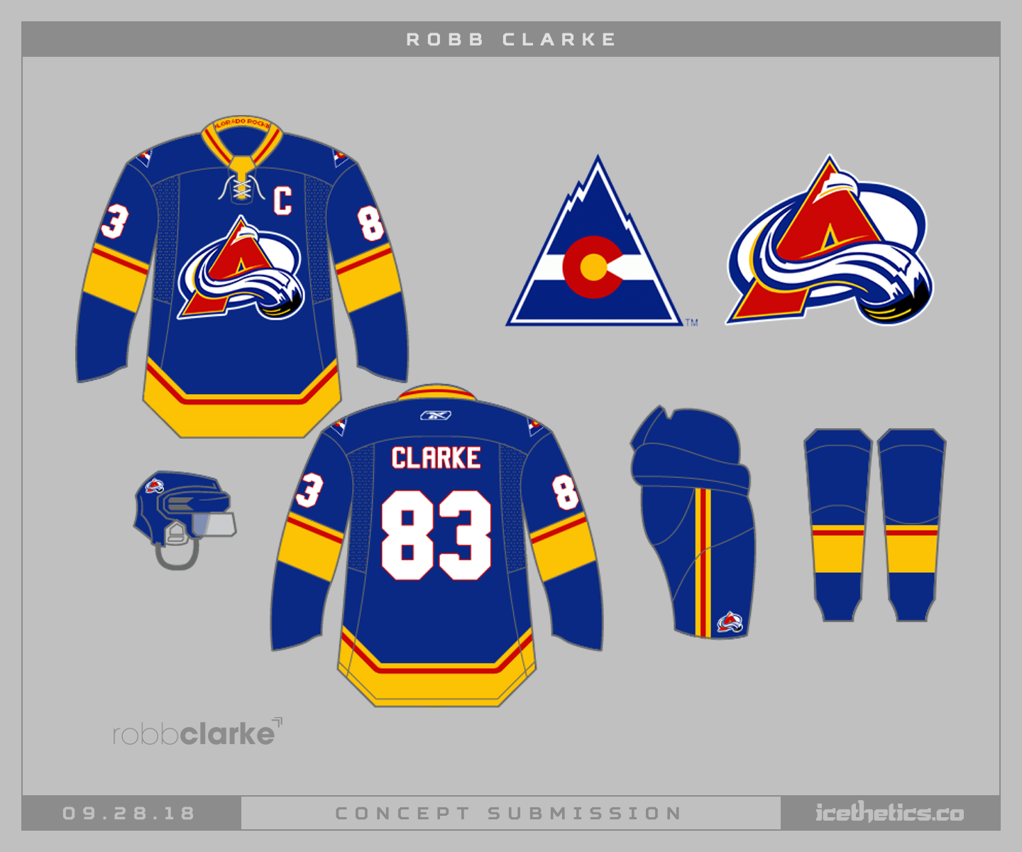 colorado avalanche jersey concepts