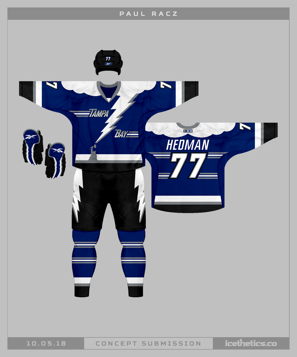 tampa bay lightning concept jersey