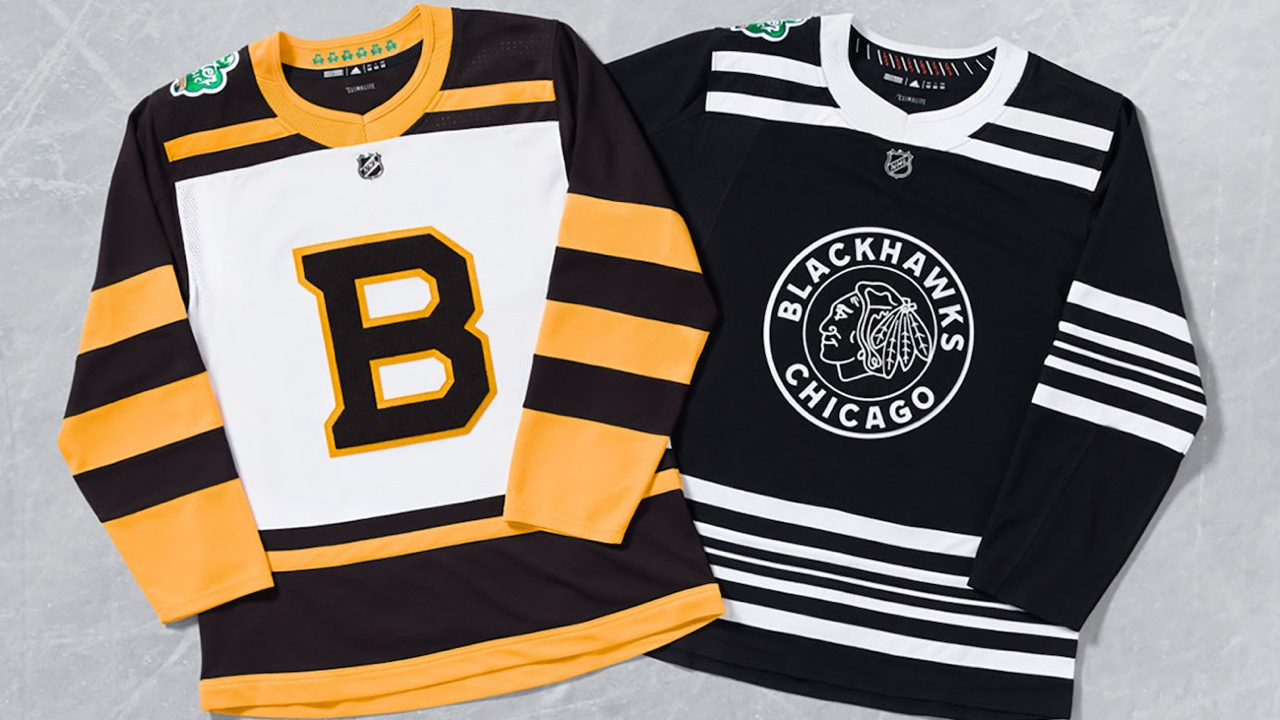 Bruins, Blackhawks luncurkan kaus untuk Musim Dingin Klasik 2019 — icethetics.co