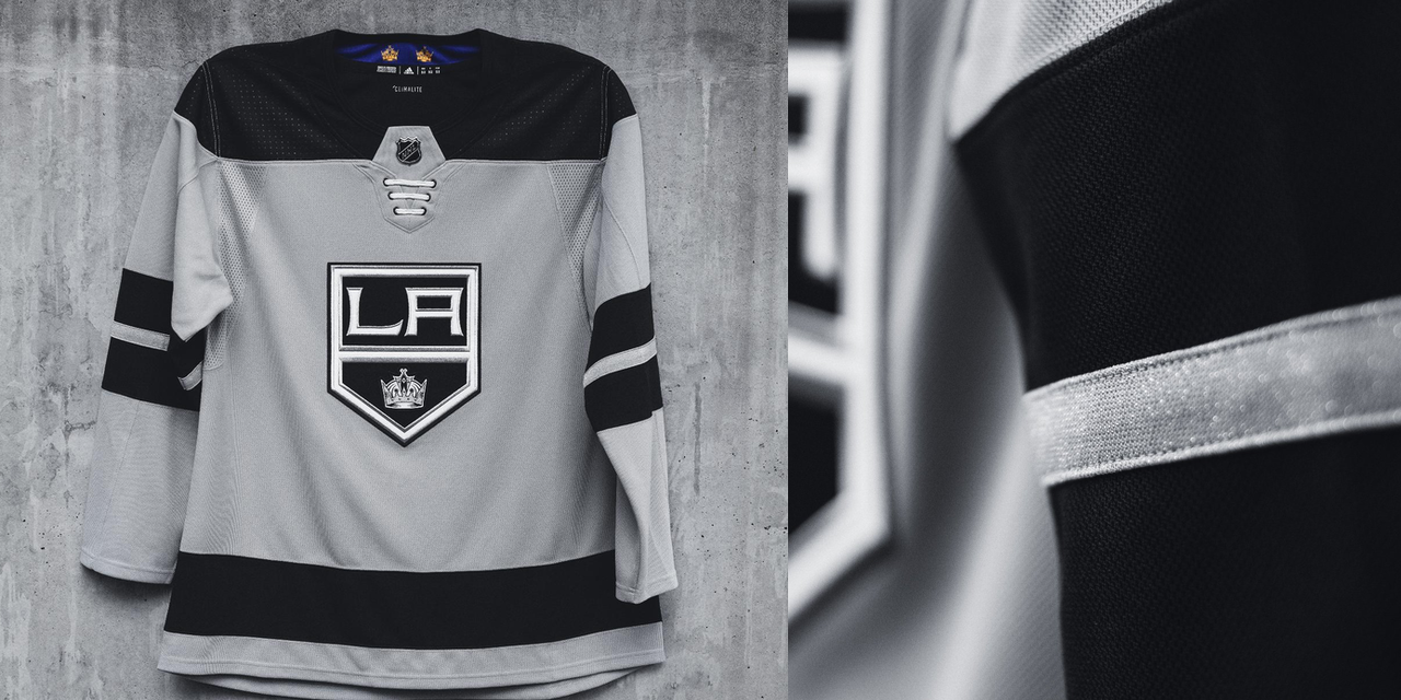 la kings grey jersey