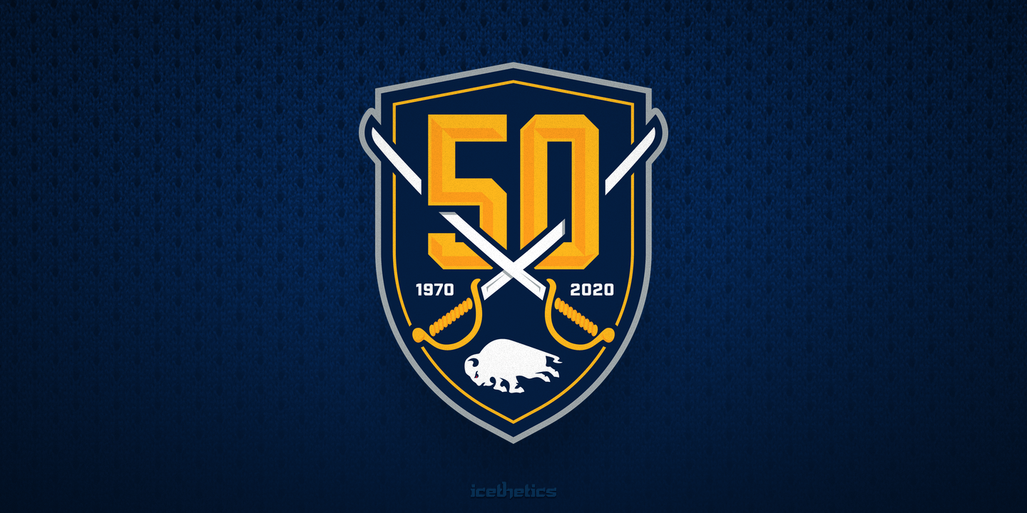 Logo peringatan menandai tonggak sejarah untuk Sabres, Canucks — icethetics.co