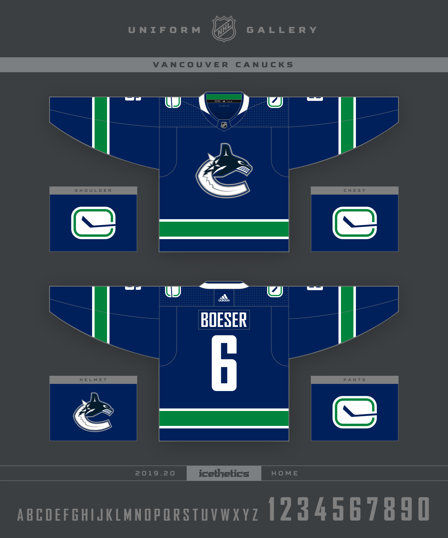  Canucks unveil quartet of new sweaters for 50th anniversary