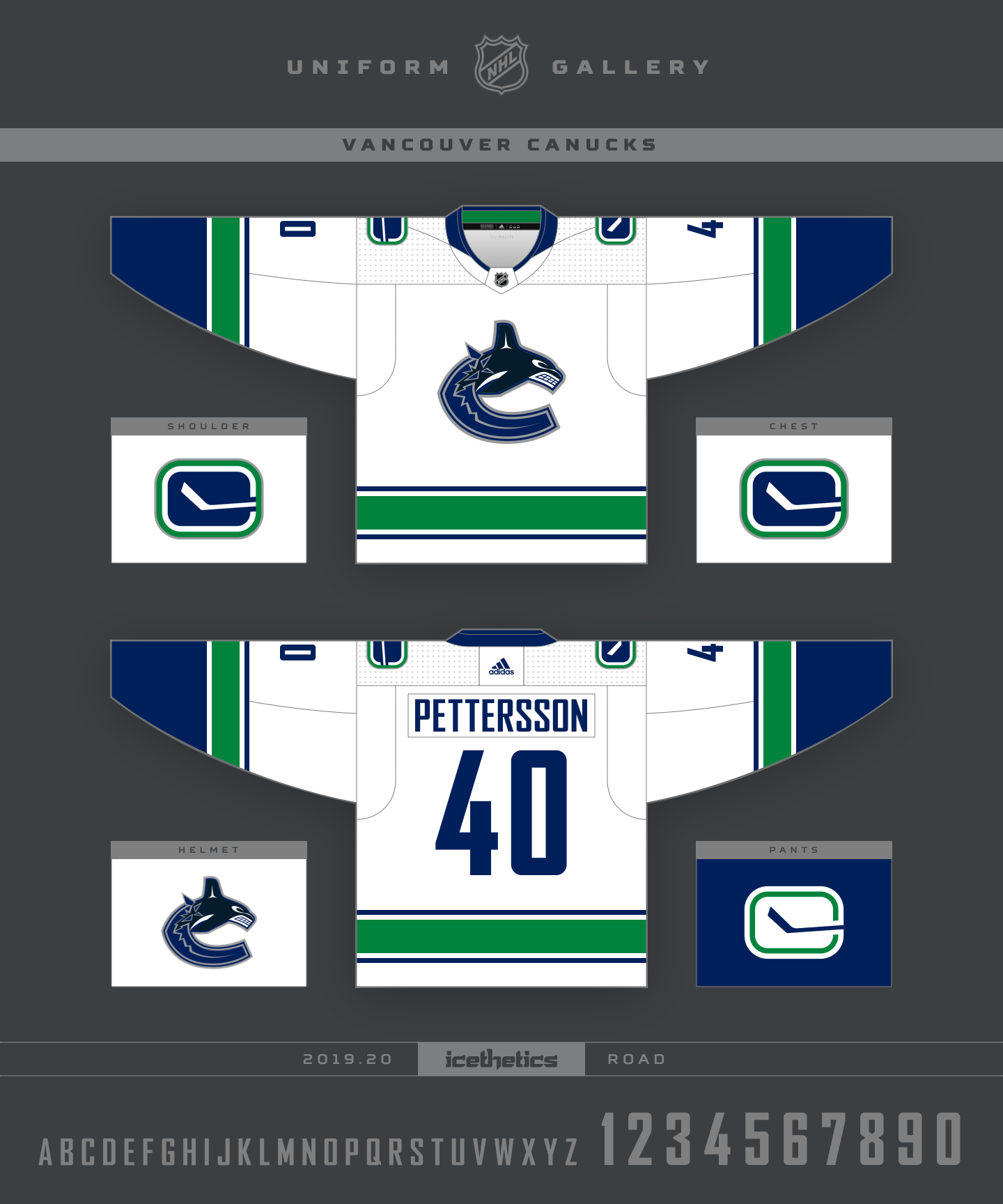  Canucks unveil quartet of new sweaters for 50th anniversary