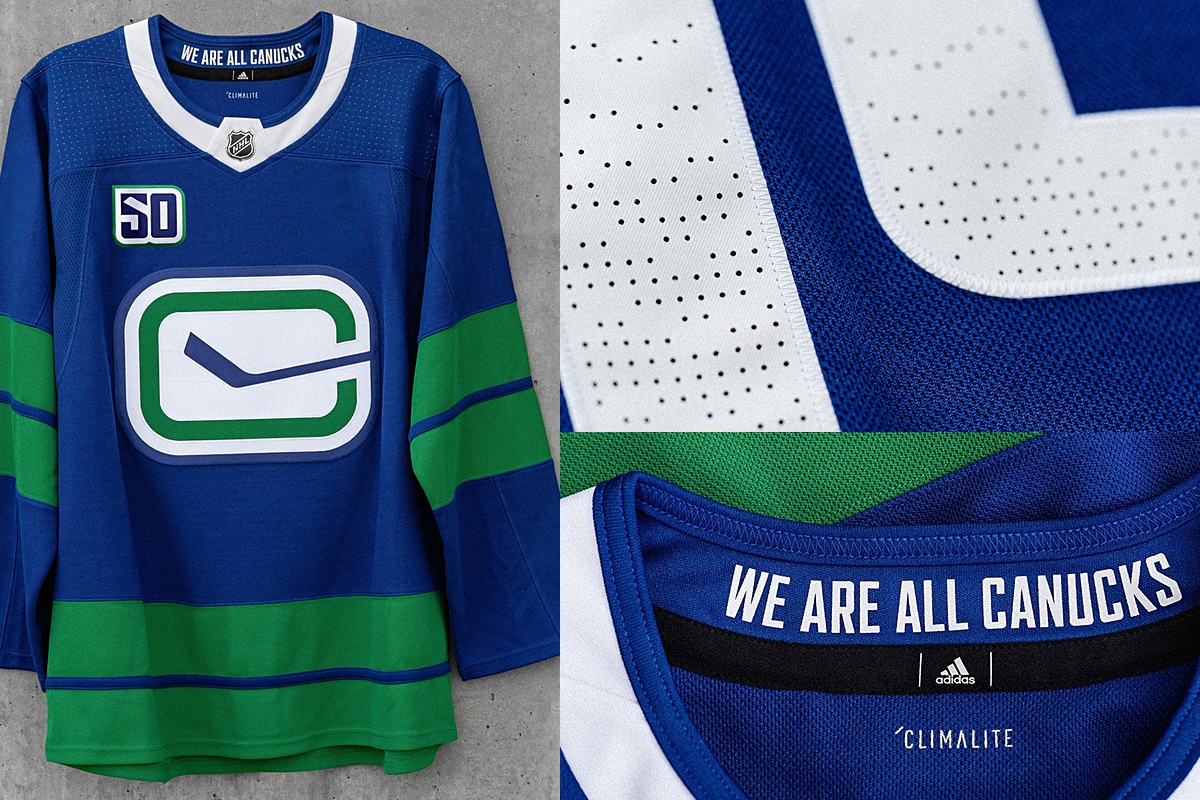 Vancouver Canucks - 50th Anniversary Jersey Collection