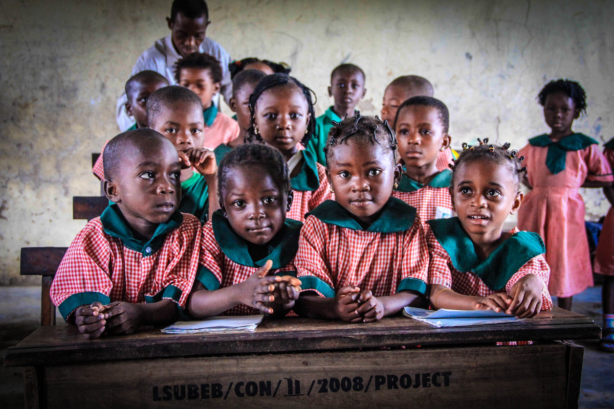 Grade 1 students at Badia Community School. At such a young age, they have experienced so much.