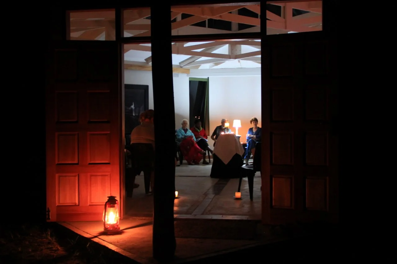 A time of prayer and reflection in our chapel at the Hands at Work Hub, South Africa.