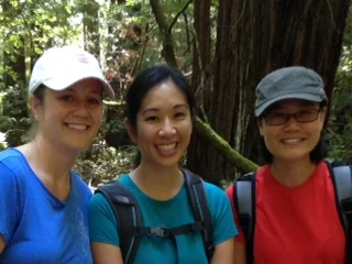 Michelle with Hands US volunteers Brooke (L) and Suzette (R)