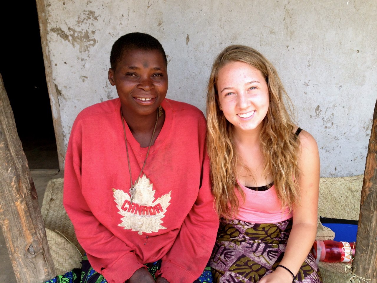 Amy in Malawi. Amy supported the Communications Team.