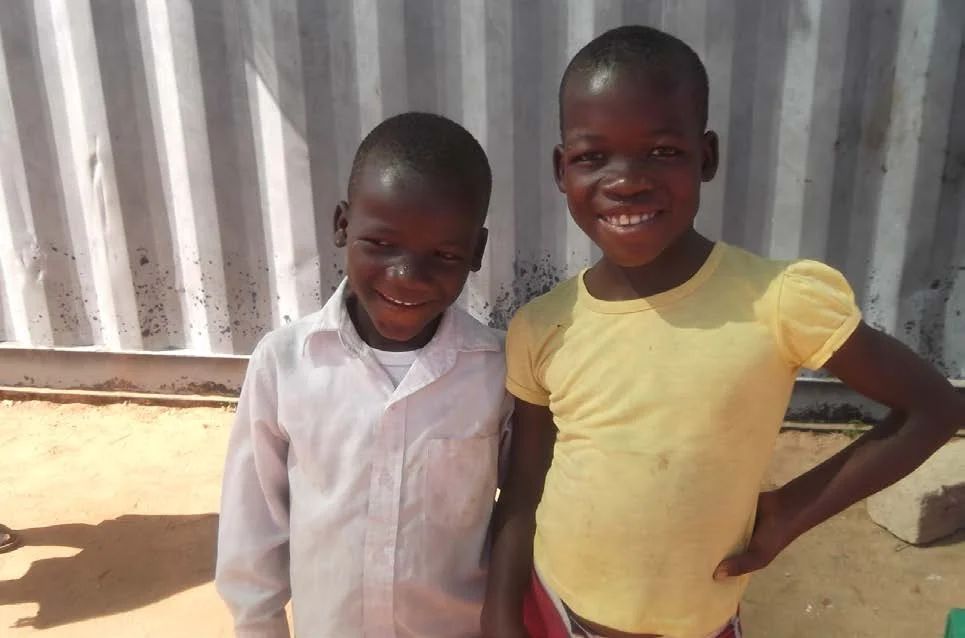 Nkosenhle (left) and Innocencia (right)