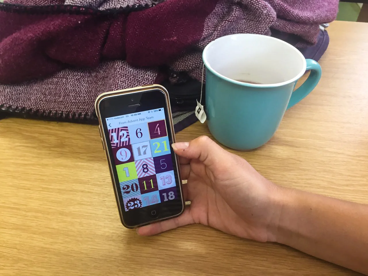 Advent Calendar App Hands At Work In Africa