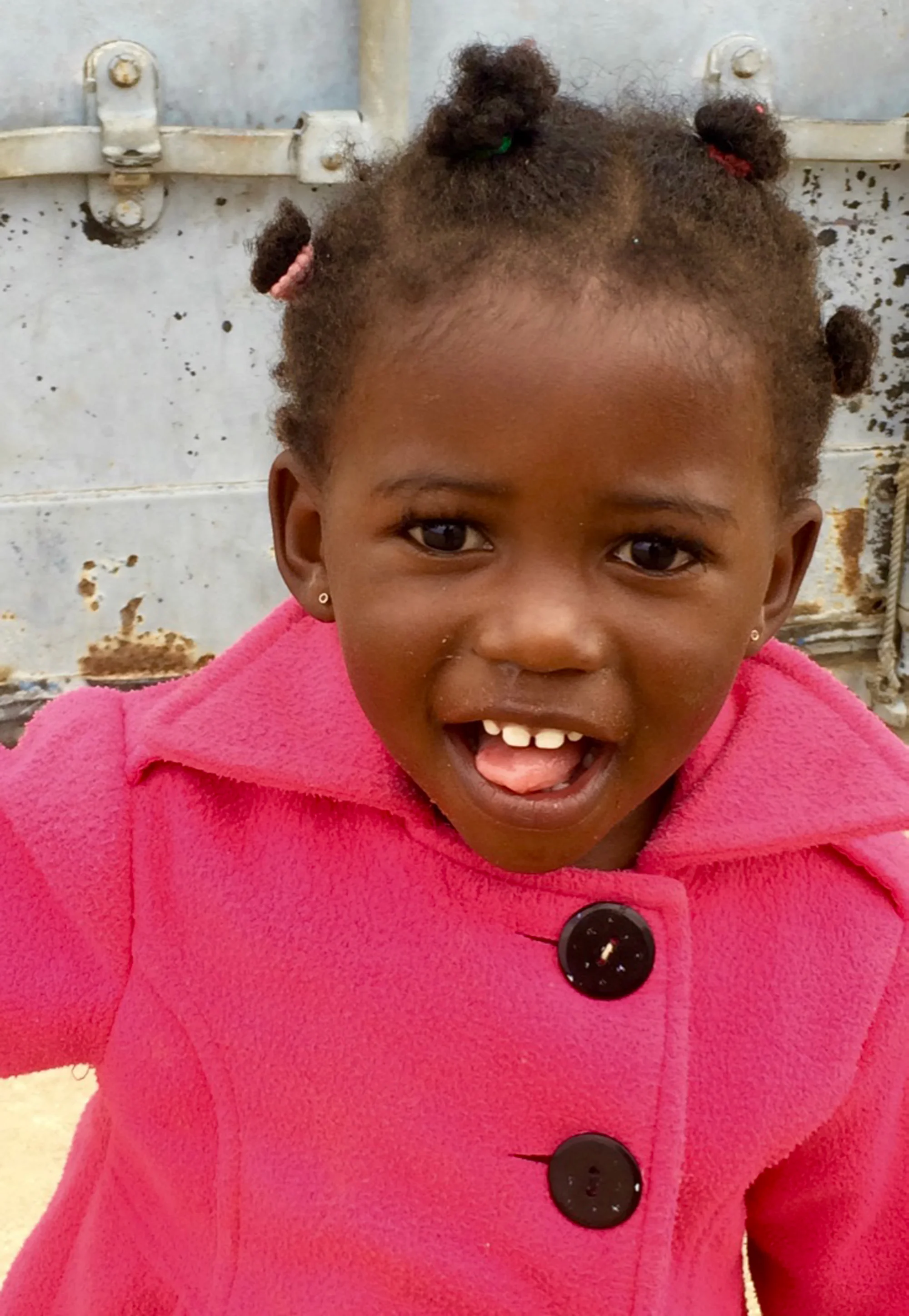 “When I first visited this little girl in Zwelisha, South Africa, in 2015, she was only a few months old. This year, I had the opportunity to go back and visit this sweet girl. I was overjoyed to see her beautiful smile greeting me as I drove up.” 