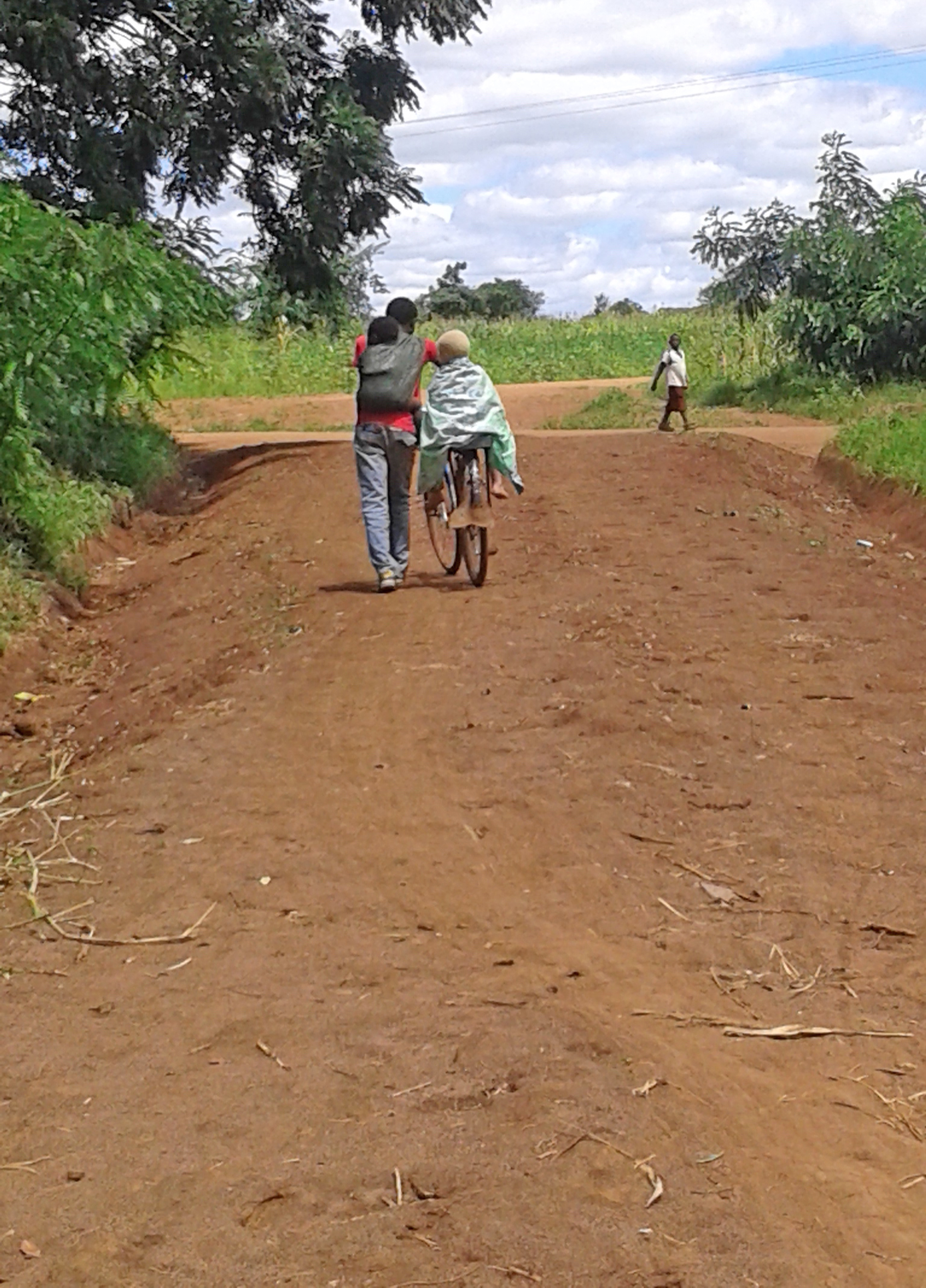 “When I visited a family in the community of Chinku, Malawi, one of the children was suffering from malaria. One of the Care Workers, Richard, lifted the child onto his bicycle and strapped the boy’s little sister to his back. As Richard cycled off towards the Care Point to ensure the children ate a meal, and then took them to the clinic, which was several kilometres away, it reminded me again of the life-line that our Care Workers across Africa are for our children.”