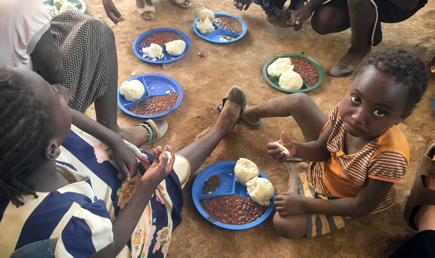  For many of the children in Kitabataba Community, the food that they receive at the Care Point is the only meal that they will receive that day. 