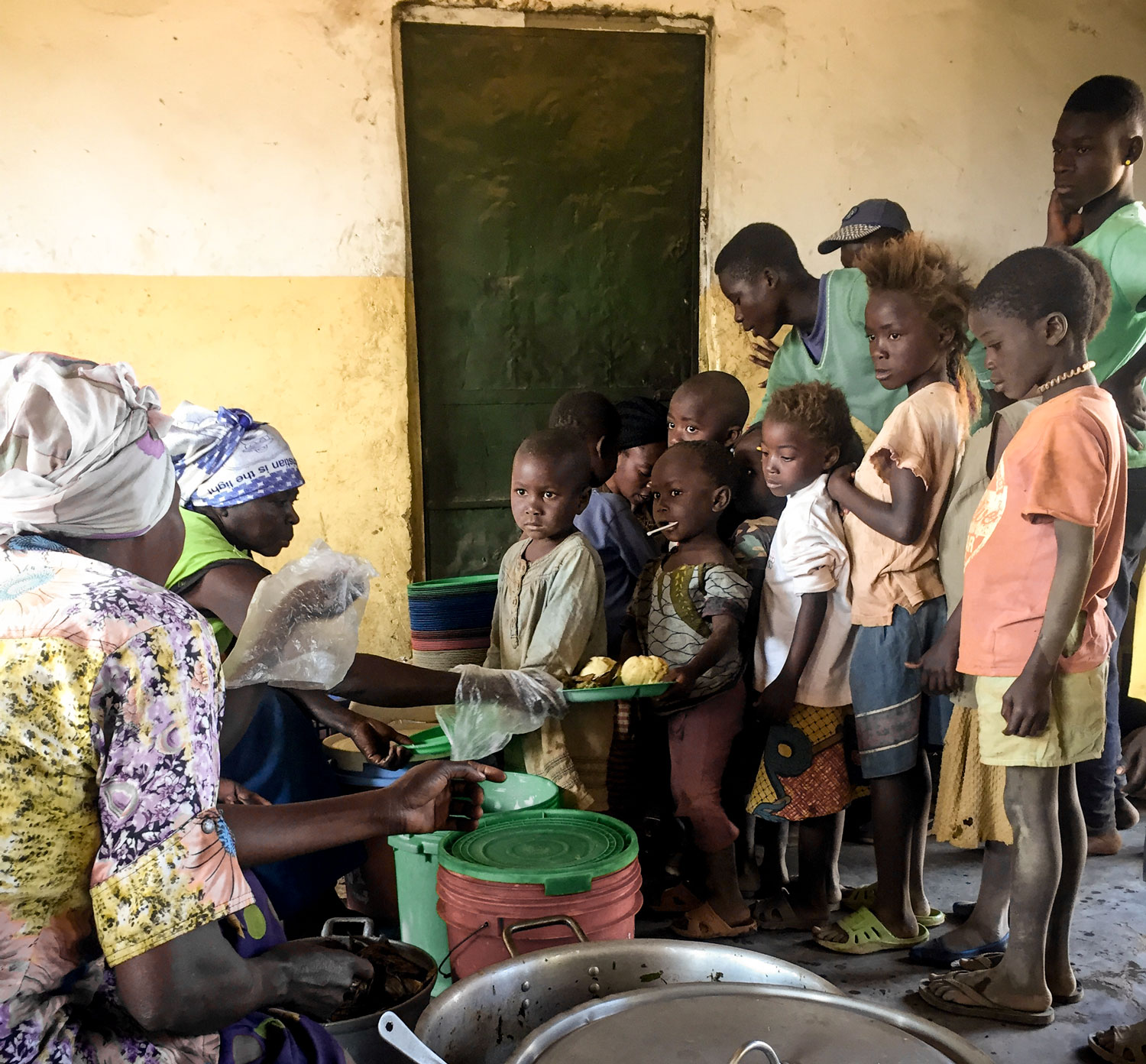 150 of the most vulnerable children in Toyota receive a daily meal, access to education and access to basic health care.