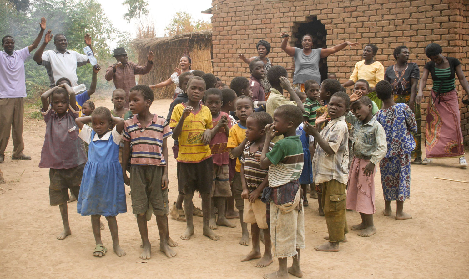 200 of the most vulnerable children in Mcheneke Community receive a daily meal, access to education and basic health care.