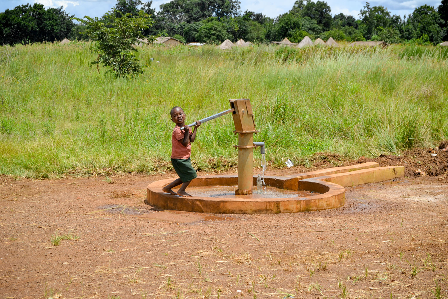  The Care Point has a bore hole which is used for collecting water to cook with and to drink. 
