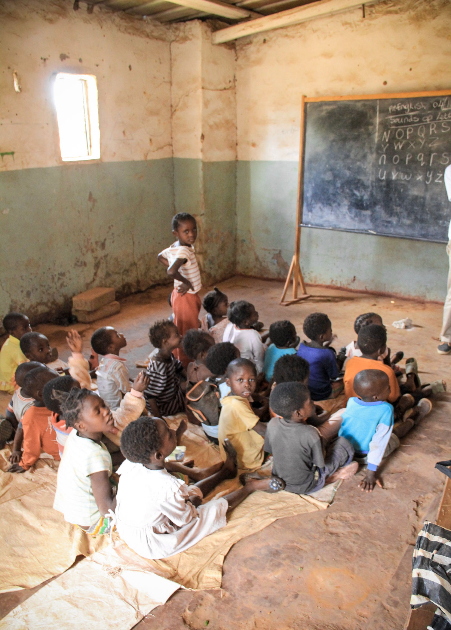  At the Racecourse Care Point, there is a community school where the children are taught. 