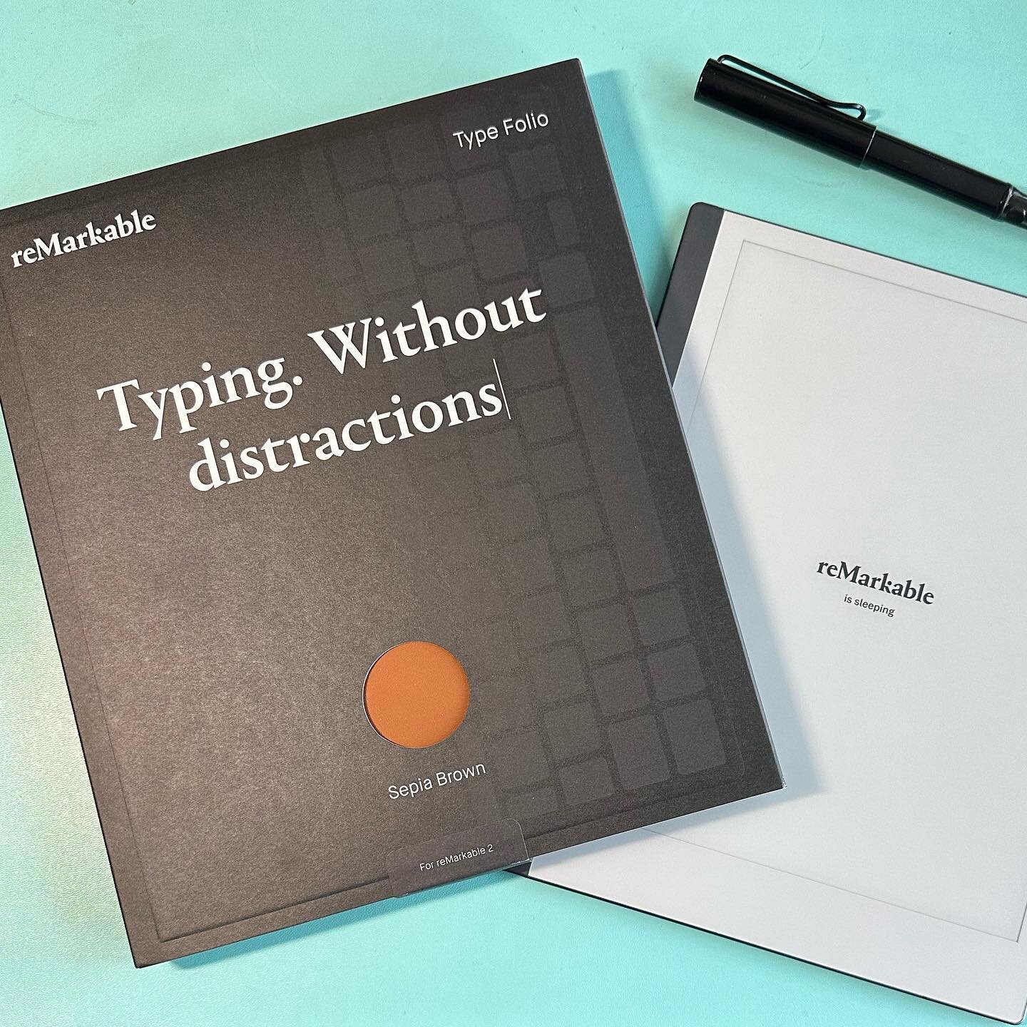 So excited to receive my @remarkable #typefolio :) it&rsquo;s just GORGEOUS!