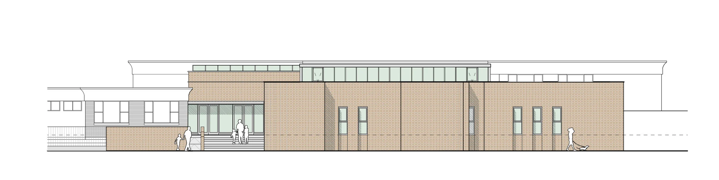 Streetfront elevation