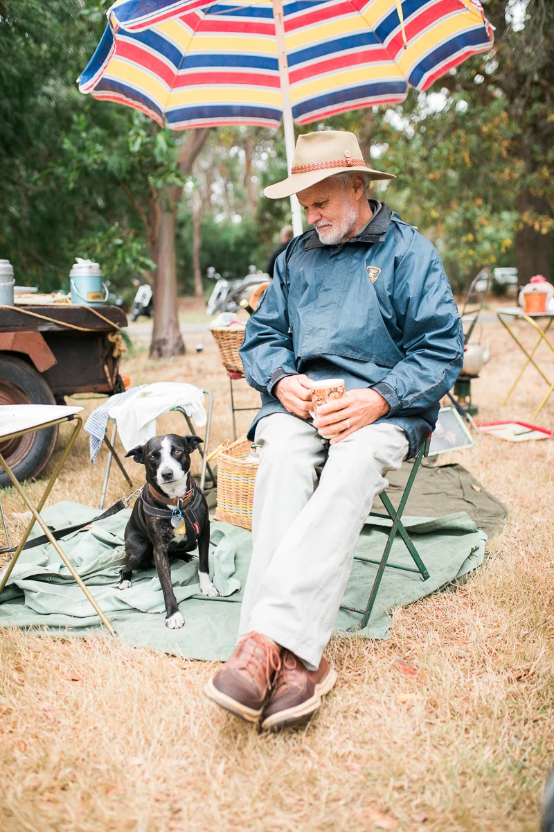 This gentleman had a great story how his car was driven across Europe in the sixties I think, hoisted onto a boat to Australia and he still drives it.