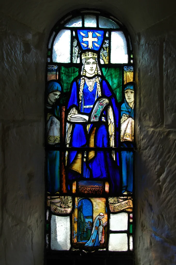 Stained Glass Image of the Day: St Margaret, Edinburgh Castle (Douglas Strachan, 1922) Photo: Aaron G. Stock