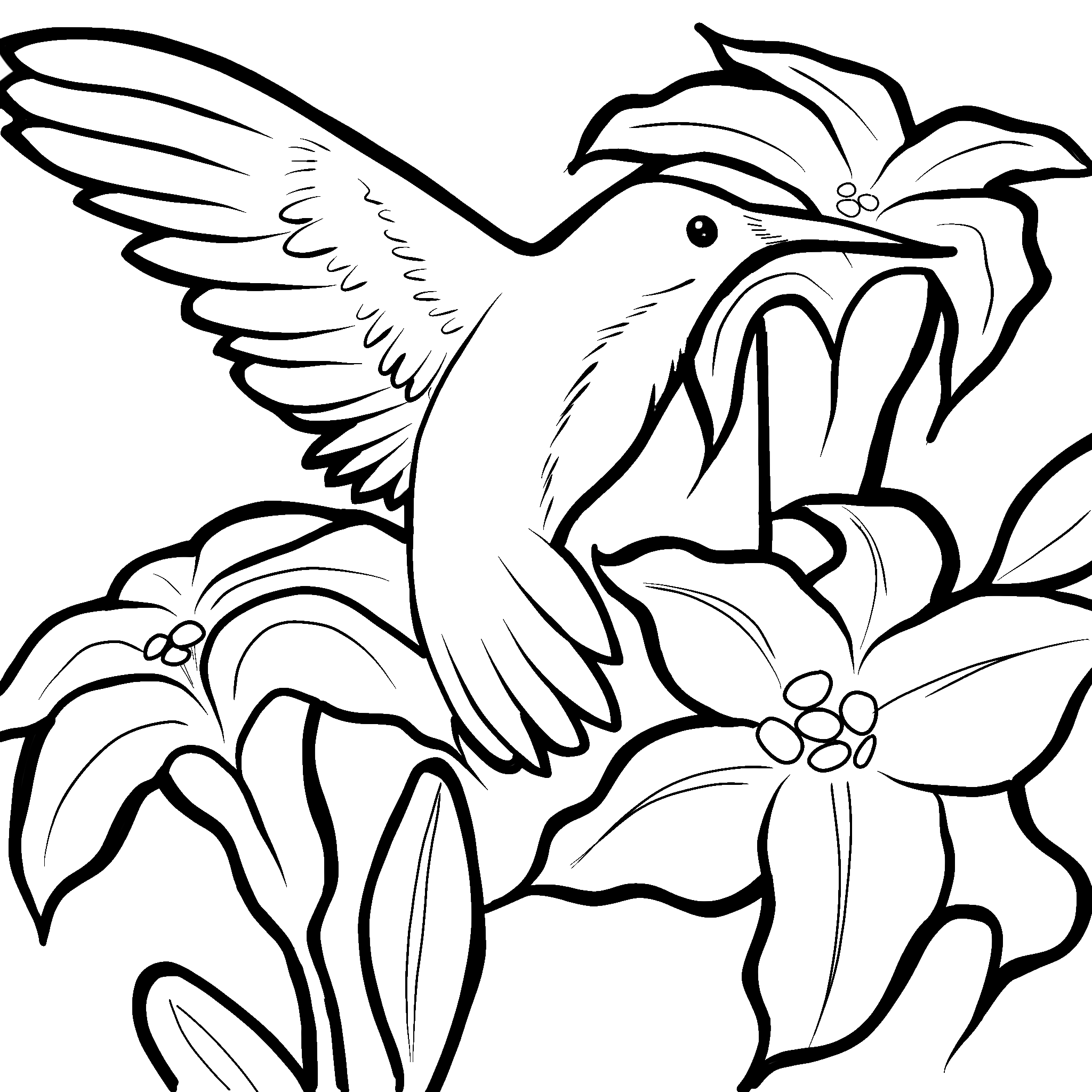 An inked sketch, using default pens (Technical and Studio Pens) in a variety of widths.