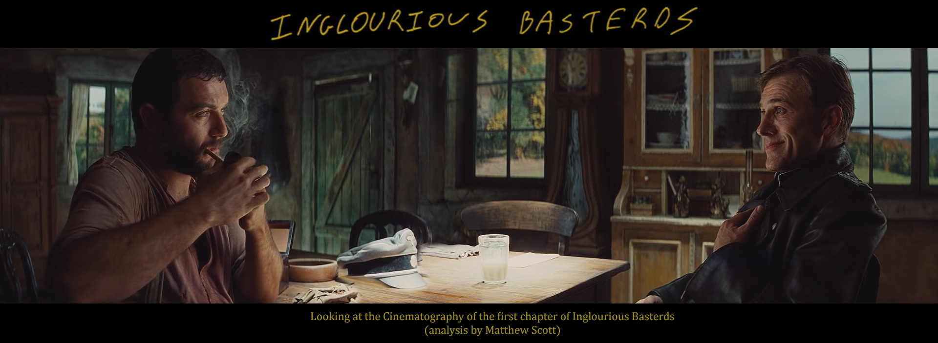 Christoph Waltz Inglourious Basterds Milk