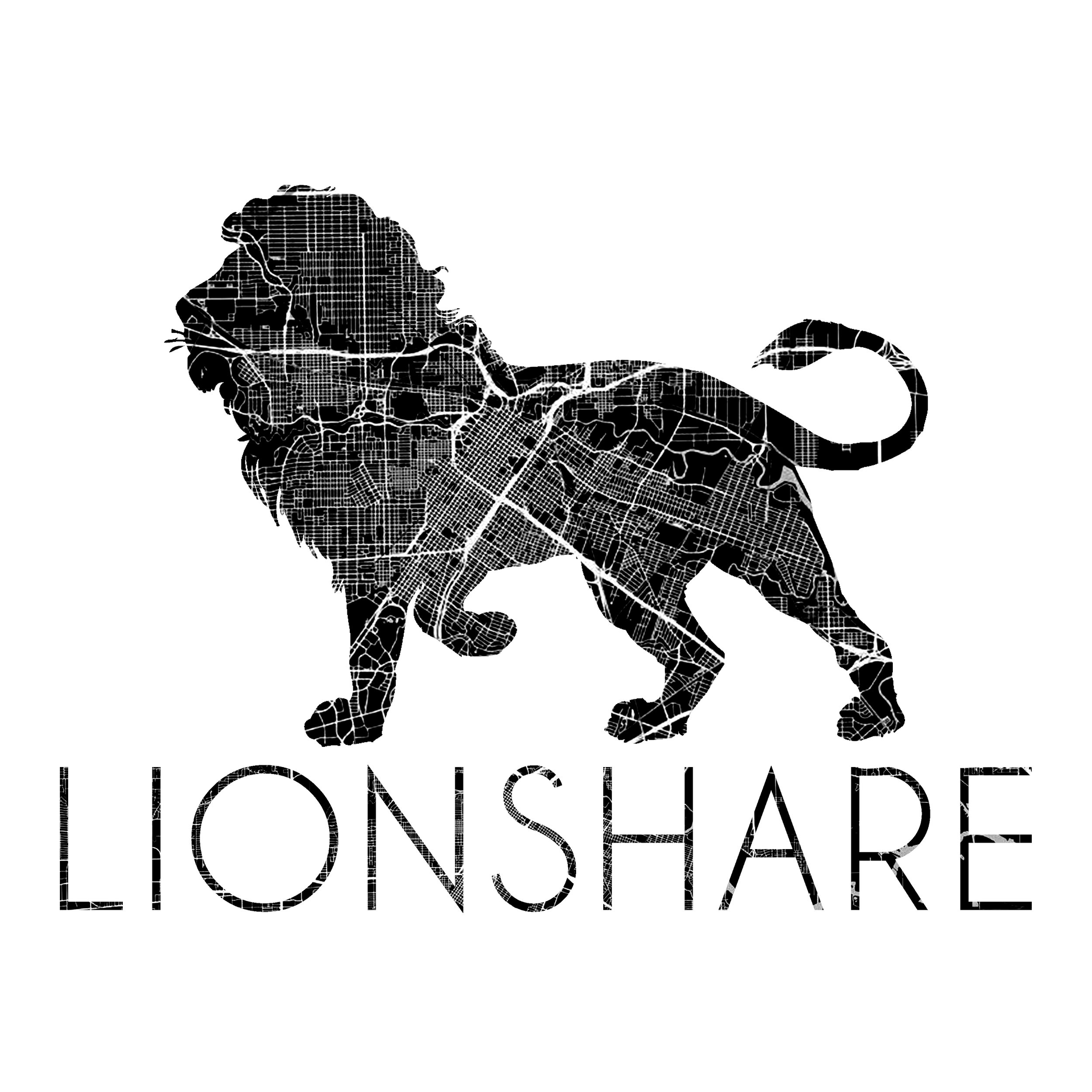  Lionshare was an immersive play production put on by the legendary Dinolion crew; notably James Templeton and Traci Lavois Thiebaud.  The story was told in and around cars, both stationary and moving.   I was asked to provide the logo for the fictio