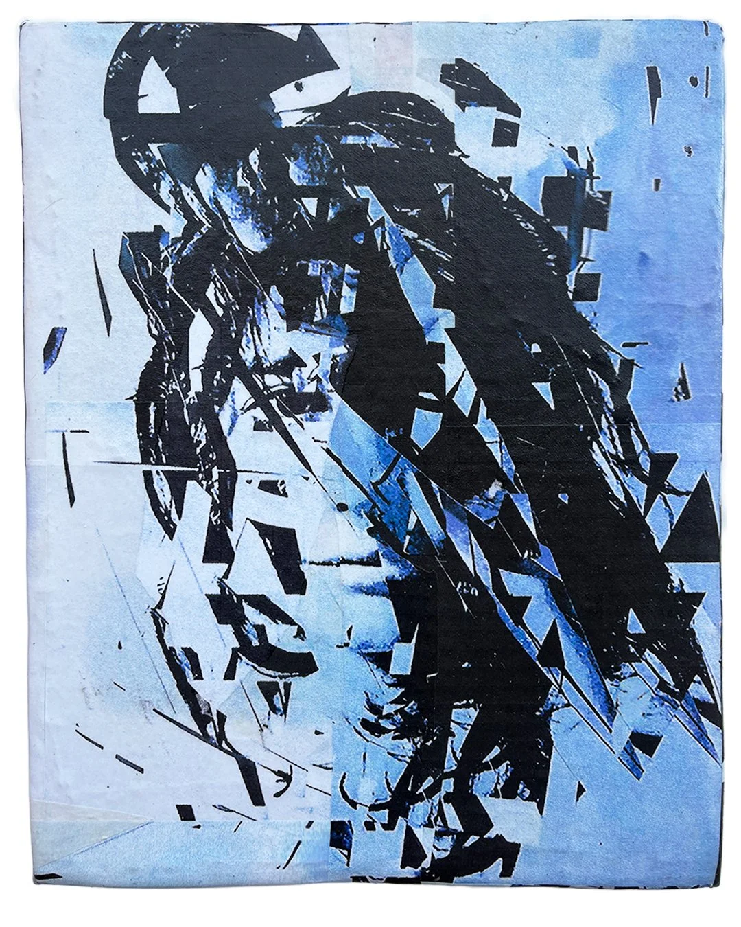 Never Mind the Brimstone   |   Inkjet print collage, insulation foam, canvas mounted on wood panel    |   20 x 16 in (50.8 x 40.64 cm)   |   2023