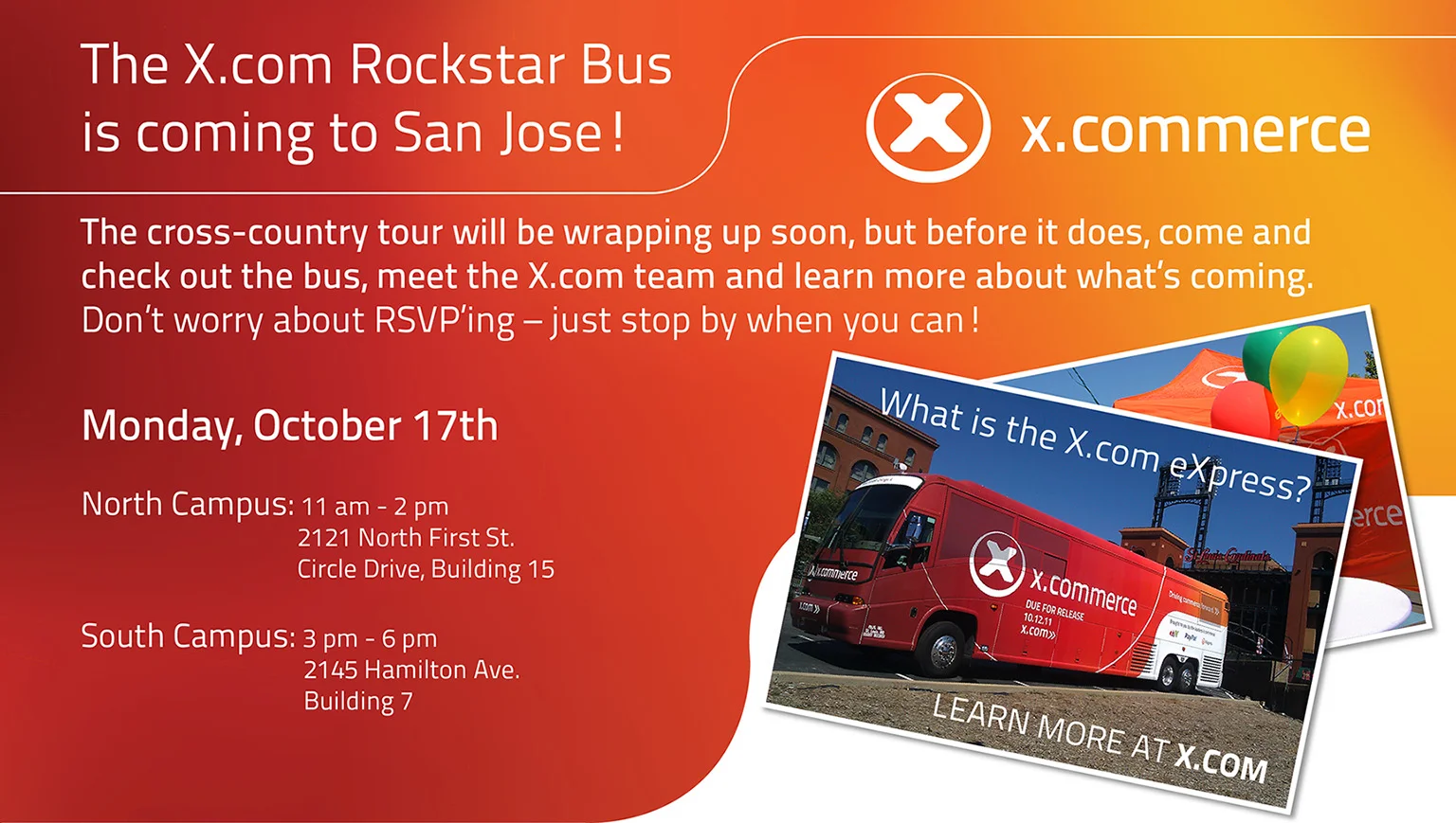 PayPal / X.commerce Bus Tour – Evite