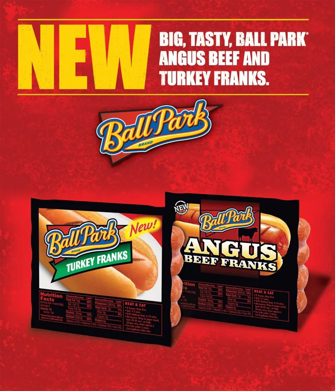 Ball Park Angus and Turkey: POS Poster