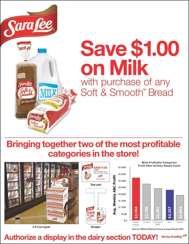 Sara Lee: Save on Milk Promotion – Sell Sheet