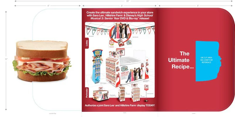 Sara Lee: HSM 3 Promotion – Brochure Outside