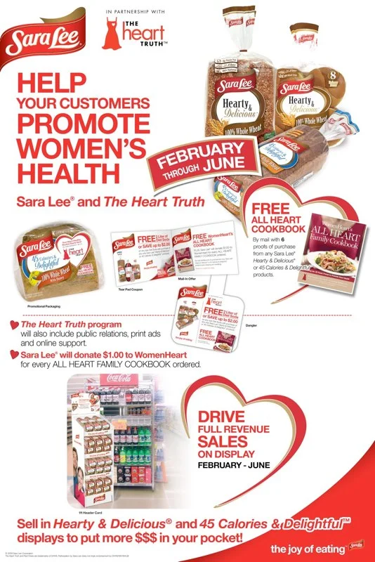 Sara Lee: The Heart Truth Promotion – Depot Poster