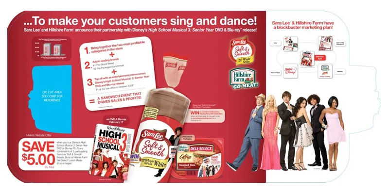 Sara Lee: HSM 3 Promotion – Brochure Inside