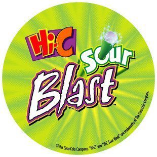 Hi-C Sour Blasts: Sticker