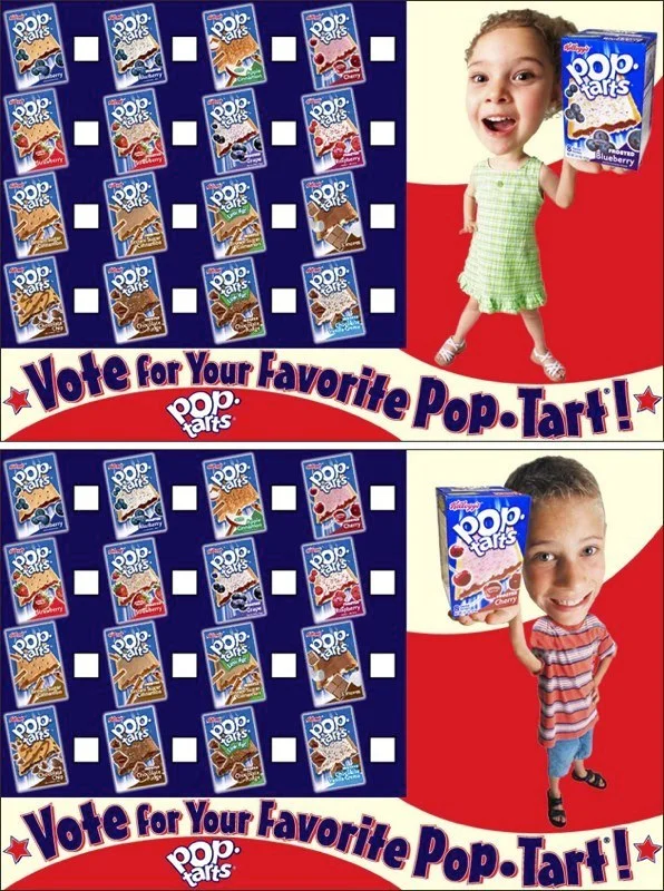 Kellogg's Pop•Tarts: Cast Your Vote – Ballot