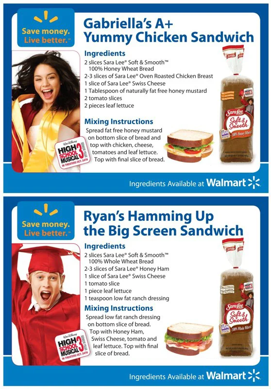 Sara Lee / Hillshire Farm: Recipe Cards